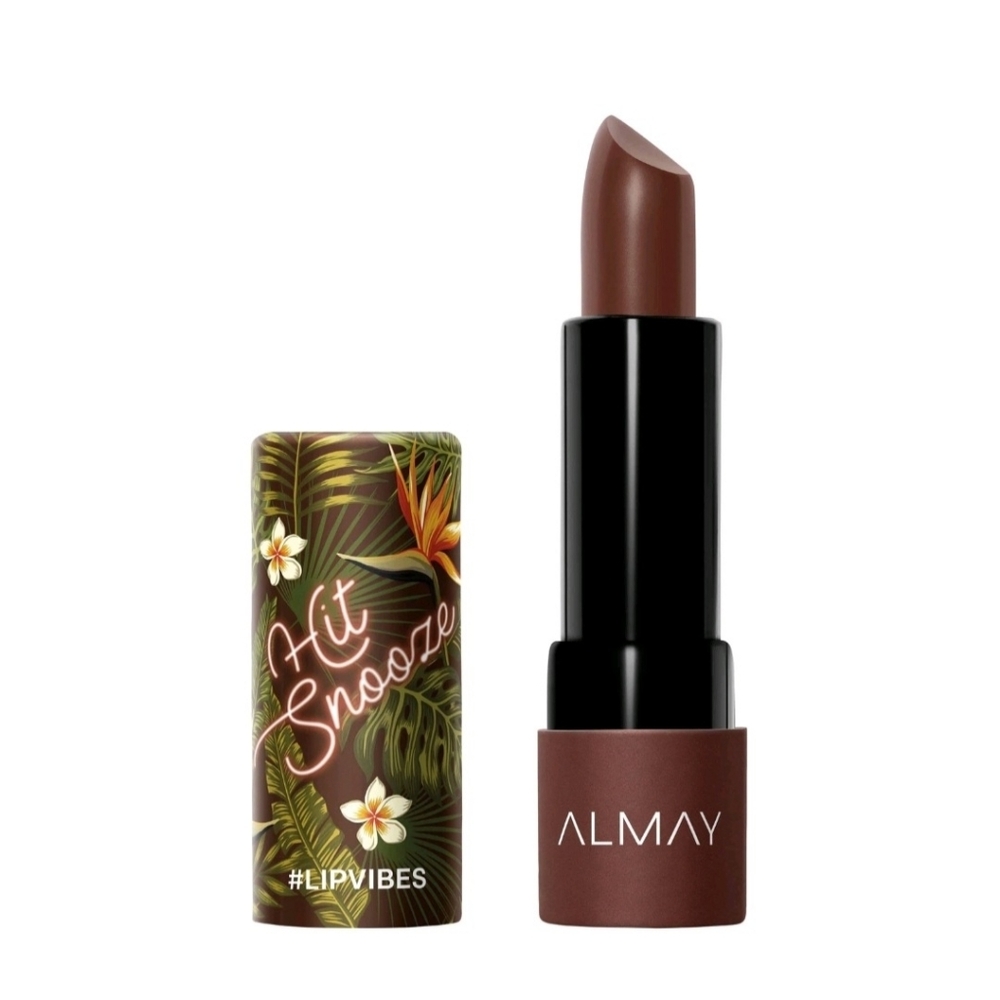 Almay Lip Vibes 200 Hit Snooze Matte Lipstick - Deep Brown